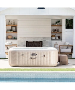 Piscina idromassaggio gonfiabile intex "chevon jet and bubble deluxe" cm 196x71 6 posti - cod. 28472ex