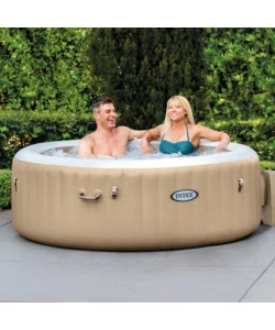 Pure spa bubble massage 196x71cm 4 posti con pompa