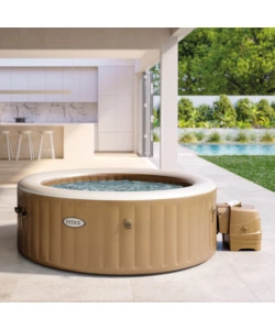 Pure spa bubble massage 196x71cm 4 posti con pompa