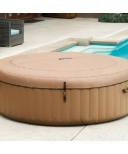 Piscina idromassaggio gonfiabile intex "pure spa bubble massage" 216x71cm 6 posti con pompa - cod. 28428ex