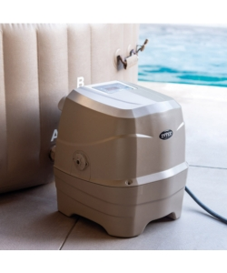 Piscina idromassaggio gonfiabile intex "pure spa bubble massage" 216x71cm 6 posti con pompa - cod. 28428ex