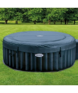 Piscina idromassaggio gonfiabile intex "purespa plus bubble massage set" navy 216x71cm - cod. 28432ex