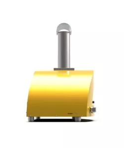 Forno pizza a gas alfa "moderno" colore giallo 3 pizze