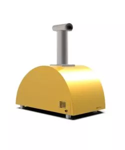 Forno pizza a gas alfa "moderno" colore giallo 3 pizze