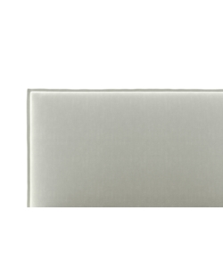 Letto piazza e mezza contenitore "zoom" in tessuto bianco 120x190 cm