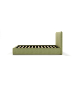 Letto singolo contenitore "zoom" in tessuto verde 90x190 cm