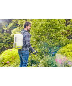 Pompa a spalle a batteria ryobi "ry18bpsa-0" 15l 18v,solo corpo macchina
