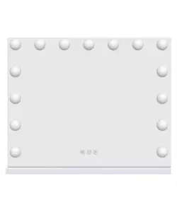Specchio con luci led bellahome "hollywood", 58x12x48 cm