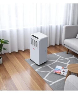 Condizionatore portatile caldo freddo con telecomando tecno air system "afc-9001" 2 velocitÀ 2600 w