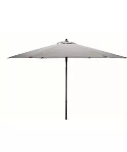 Ombrellone da giardino rettangolare essenza push up in poliestere grigio 2x3 mt