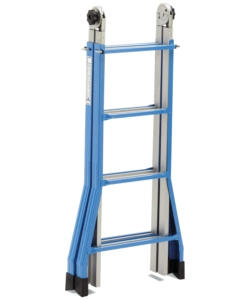 Scala telescopica in acciaio essenza "everest" portata massima 100 kg 12,5x49x110 cm