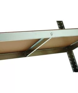 Scaffale essenza in metallo 4 ripiani 80x40x160 cm