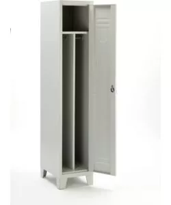 Armadietto spogliatoio essenza sporco pulito in metallo 1 posto 36x50x180 cm
