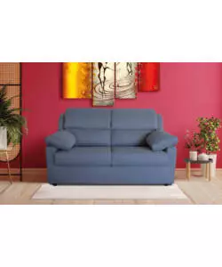 Divano 2 posti maxi bellahome "firenze" avio tessuto sfoderabile e antimacchia, 170x95x93 cm
