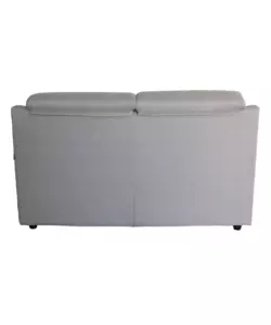 Divano 2 posti maxi bellahome "firenze" grigio tessuto sfoderabile e antimacchia, 170x95x93 cm