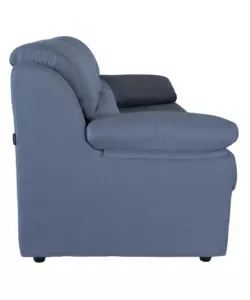Divano 3 posti bellahome "firenze" avio tessuto sfoderabile e antimacchia, 190x95x93 cm