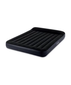 Materasso matrimoniale gonfiabile intex "airbed dura-beam pillow rest classic" blu scuro 152x203x25 cm - cod. 64150nd