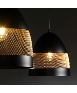 LAMPADARIO ONLI "POLLY" NERA, E27