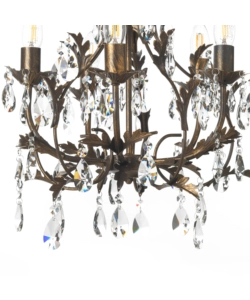 Lampadario onli "botte" 5 luci bronzo, e14