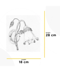 Applique onli 'lancia' 1 luce, e14