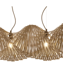 Lampadario onli "camino" bronzo 2 luci, e27
