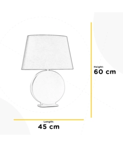 Lampada da tavolo onli 'grande ceramica zen', e27