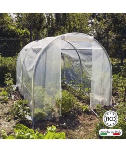 Telo di ricambio verdemax per serra spring medium in pe trasparente 200x300x175 cm