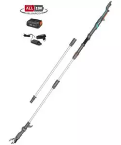 Svettatio telescopico a batteria gardena "highcut 360" taglio 28mm 18v 2ah