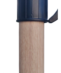 OMBRELLONE DA GIARDINO ROTONDO CON BRACCIO LATERALE EUROGARDEN CON ILLUMINAZIONE LED EFFETTO LEGNO TAUPE 3X3 M