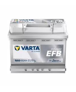 Batteria di avviamento auto varta 'n60' 12v 60ah