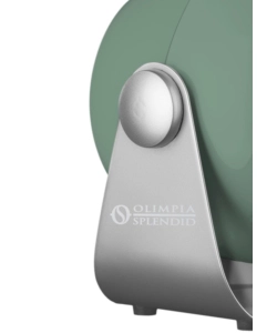 Termoconvettore ceramico olimpia splendid "caldodesign s" verde, 1,8 kw