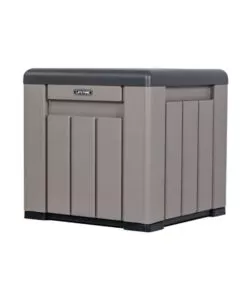 Baule da esterno lifetime in resina effetto legno 51,2x51,2x50,8 cm