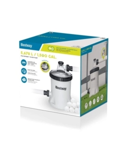 Pompa filtro per piscine da 5678 l/h bestway "polysphere"