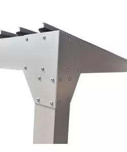 Pergola bioclimatica da esterno eurogarden "era" in alluminio e acciaio antracite 3x3 m