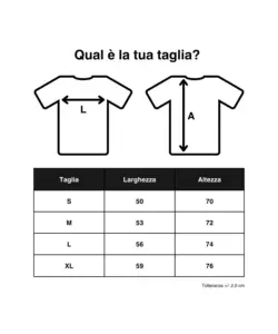 T-shirt unisex eurobrico tg l