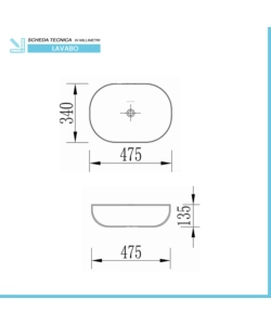 MOBILE BAGNO SOSPESO "REVITAL" NOCE, 80X46X51 CM