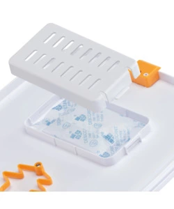 Distributore automatico di cibo cani e gatti ferplast "risto pet smart" bianco con controllo wi-fi