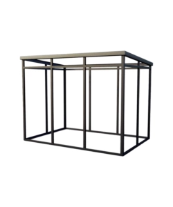 Casetta da giardino prefabbricata in pvc e alluminio artplast "modulare" nero e grigio 2x2 mt