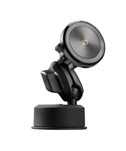 Porta telefono magnetico lampa 'mag wireless orbit' con ricarica wireless e attacco a ventosa adesiva - 91806