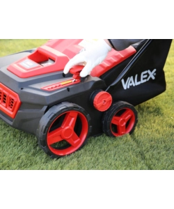 Spazzatrice, arieggiatrice, scarificatore elettrico valex "twister 1800" larghezza lavoro 38 cm 1800 w