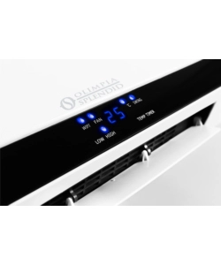 Termoventilatore ceramico a parete olimpia splendid "caldo up t" con wifi, 2000w