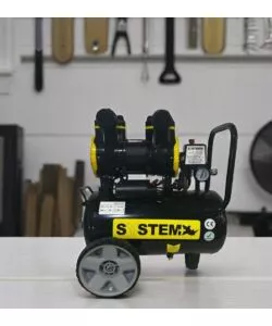 Compressore aria silenziato system+ 24l