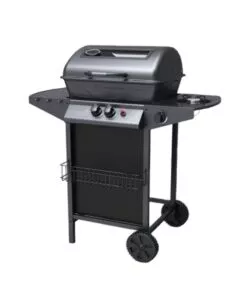 Barbecue a gas arnold 'nevada' con finestra in vetro 3 bruciatori