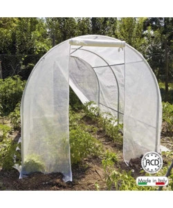 Telo di ricambio verdemax per serra siberia in pe rinforzato trasparente 200x300x175 cm