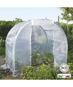 Telo di ricambio verdemax per serra spring mini in pe trasparente 200x150x175 cm