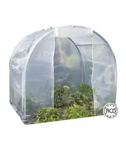 Telo di ricambio verdemax per serra spring mini in pe trasparente 200x150x175 cm