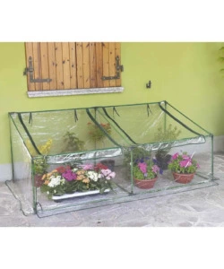 Telo di ricambio verdemax per serra primizia in plastica trasparente 180x92x70 cm