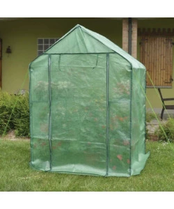Telo di ricambio verdemax per serra anemone in pe rinforzato verde 140x140x195 cm