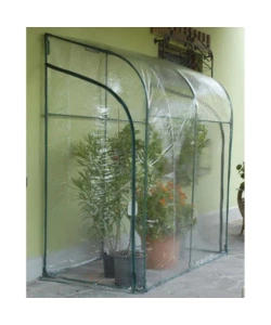 Telo di ricambio verdemax per serra oleander in plastica trasparente 200x100x215 cm