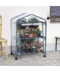 Telo di ricambio verdemax per serra azalea 2488 e 2490 in plastica trasparente 70x50x98 cm